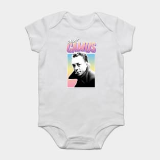 ALBERT CAMUS Philosophy Graphic Design Hipster Statement Tee Baby Bodysuit